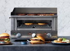 Grillplatte und Salamander in einem Gerät