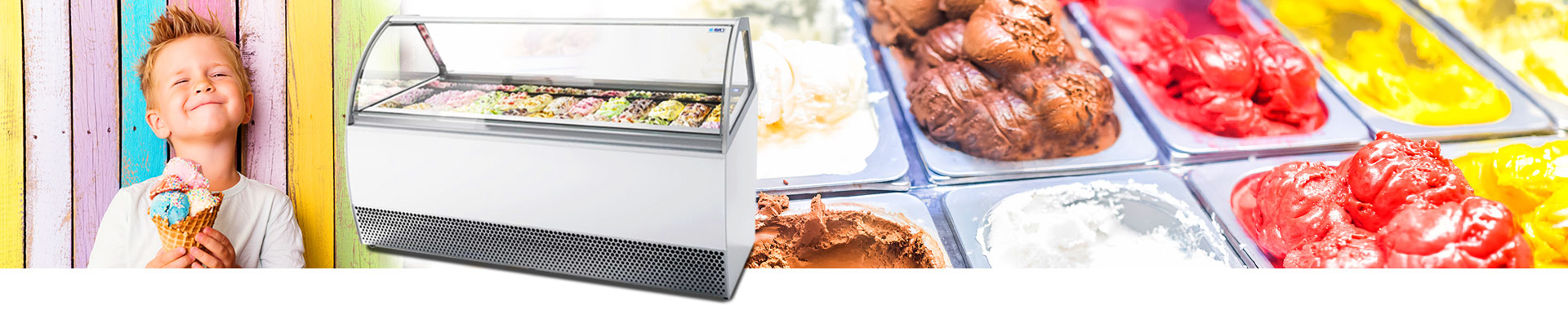 Speiseeis Vitrinen für Gastronomie