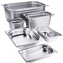 Produktbild von APS GN 2/3 Behälter – 325x355x150 Mm, 12,5 Liter, Edelstahl, Für Gastronomie & Buffet