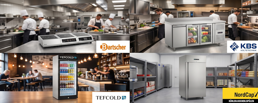 Die Helden deiner Profi-Küche: 4 Marken, 4 Spitzengeräte für deinen Gastronomiebetrieb - Bartscher, KBS, Tefcold &amp; NordCap – Markenshops
