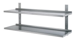 Wandregal Set komplett Breite 1200 x Tiefe 360 mm