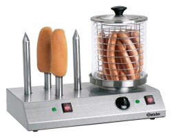 Hot-Dog-Gerät mit 4 Toaststangen