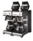 Doppel Kaffeemaschine Matic Twin 400 V mit Festwasseranschluß