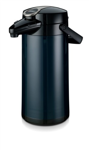 Airpot Furento - Glaseinsatz, Kunststoffmantel blau