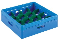 Gläserkorb Gläserkorb, Kunststoff, blau