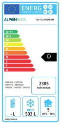 Umluft-Gewerbetiefkühlschrank TKU 702 Premium
