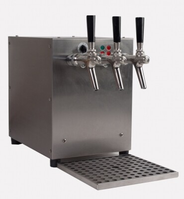 Glühwein-Durchlauferhitzer Edelstahl 9 kW - 3-leitig elektrische Pumpe