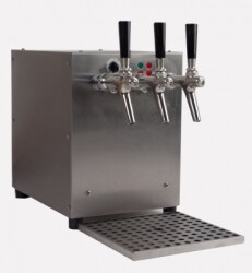 Glühwein-Durchlauferhitzer Edelstahl 9 kW - 3-leitig...