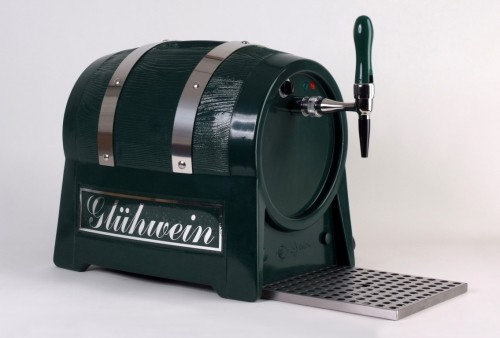 Glühbier-Erhitzer Fass grün 3 kW - 1-leitig Luftkompressor