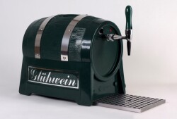 Glühbier-Erhitzer Fass grün 3 kW - 1-leitig...
