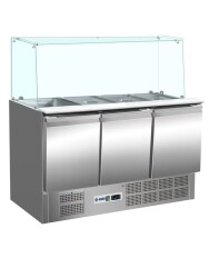 Saladette gerader Glasaufbau 904