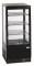 Tischkühlvitrine schwarz RT-78 G LED
