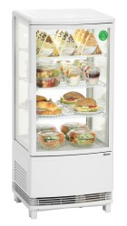 Mini-Kühlvitrine 86 L mit 2 Türen vorn/hinten