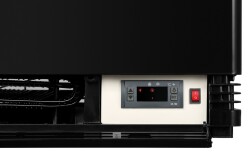 Mini-Kühlvitrine 78L schwarz