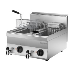 Elektro-Fritteuse Tischgerät 2 x 10 Liter 400V