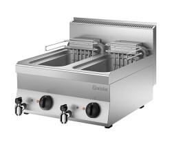 Elektro-Fritteuse Tischgerät 2 x 10 Liter 400V