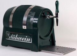 Glühwein-Durchlauferhitzer Fass schwarz 3 kW -...