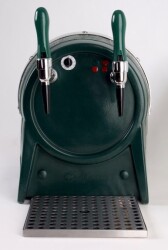 Glühwein-Durchlauferhitzer Fass schwarz 3 kW -...