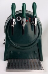 Glühwein-Durchlauferhitzer Fass schwarz 3 kW -...