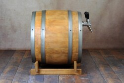 Glühwein-Durchlauferhitzer Fass Holz 9 kW - 3-leitig...