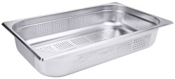 GN-Behälter gelocht - Edelstahl - GN 1/1 - Tiefe 100 mm