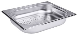 GN-Behälter gelocht - Edelstahl - GN 1/2 - Tiefe 65 mm