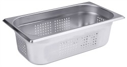 GN-Behälter gelocht - Edelstahl - GN 1/3 - Tiefe 100 mm
