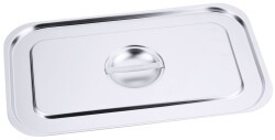 Contacto Edelstahl GN-Deckel mit Griffmulde GN 1/1