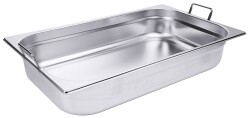 Contacto Edelstahl GN-Behälter mit Griffen GN 1/1...