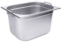Contacto Edelstahl GN-Behälter mit Griffen GN 1/2...