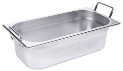 Contacto Edelstahl GN-Behälter mit Griffen GN 1/3...