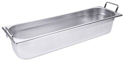 Contacto Edelstahl GN-Behälter mit Griffen GN 2/4...