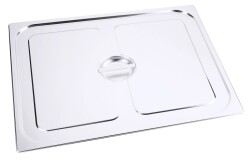 GN-Deckel - Edelstahl - GN 2/1 Serie 7000
