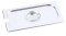 GN-Deckel mit Löffelausschnitt - Edelstahl - GN 1/3