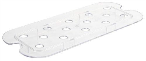 Einlegeboden gelocht - Polycarbonat - GN 1/3