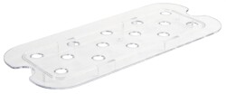 Einlegeboden gelocht - Polycarbonat - GN 1/3