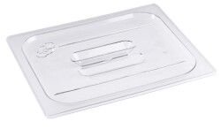 GN-Deckel mit Griffmulden - Polycarbonat - GN 1/2