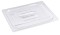 GN-Deckel mit Griffmulden - Polycarbonat - GN 1/2