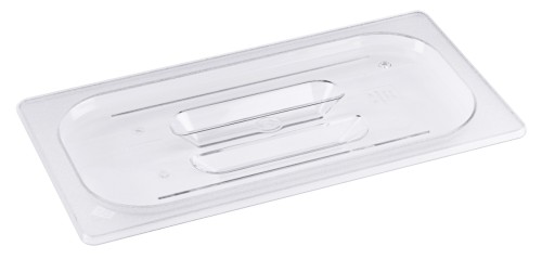 GN-Deckel mit Griffmulden - Polycarbonat - GN 1/3