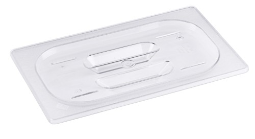 GN-Deckel mit Griffmulden - Polycarbonat - GN 1/4