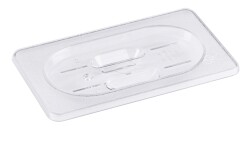 GN-Deckel mit Griffmulden - Polycarbonat - GN 1/9