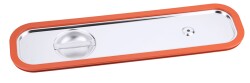 GN-Deckel mit Gummidichtung - Edelstahl - GN 2/4