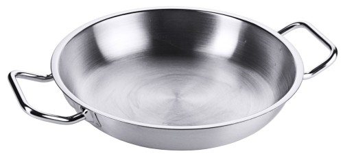 Contacto Paella-Pfanne Edelstahl ø 24 cm Höhe 5 cm Serie 2100