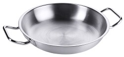Contacto Paella-Pfanne Edelstahl ø 24 cm Höhe...