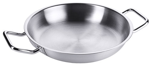 Contacto Paella-Pfanne Edelstahl ø 28 cm Höhe 5,5 cm Serie 2100