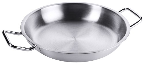 Contacto Paella-Pfanne Edelstahl ø 32 cm Höhe 6 cm Serie 2100
