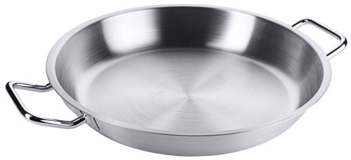 Contacto Paella-Pfanne Edelstahl ø 36 cm Höhe 7 cm Serie 2100