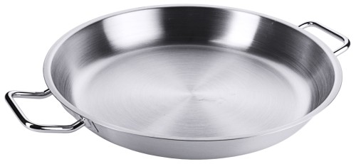 Contacto Paella-Pfanne Edelstahl ø 40 cm Höhe 6,5 cm Serie 2100