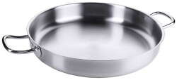 Contacto Paella-Pfanne Edelstahl ø 46 cm Höhe...