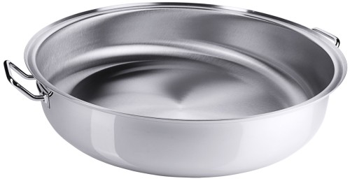 Contacto Paella-Pfanne Edelstahl ø 58 cm Höhe 16 cm Serie 2100